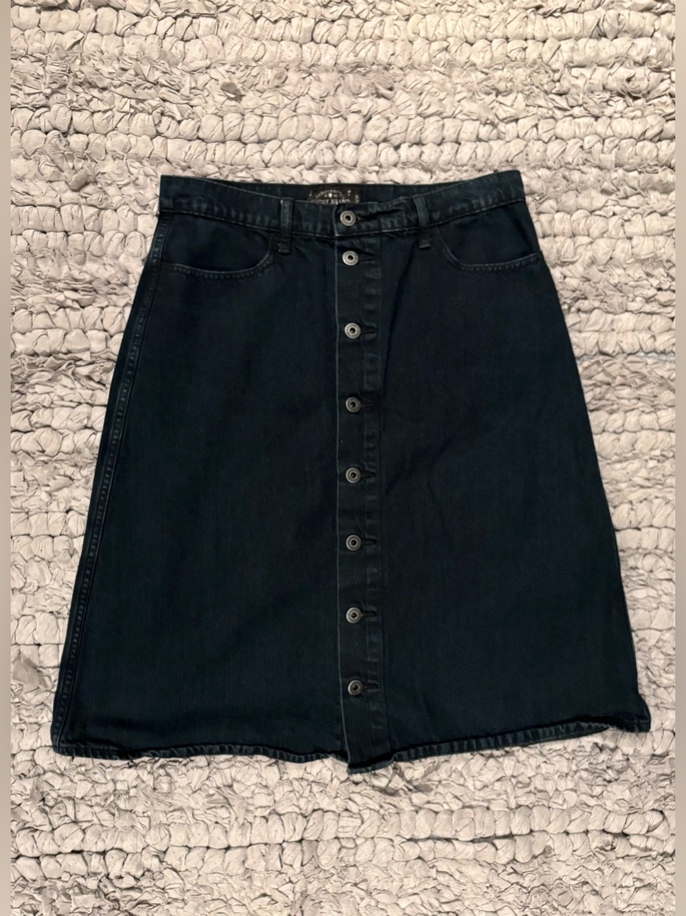 Lucky Brand Button-Front Denim Skirt